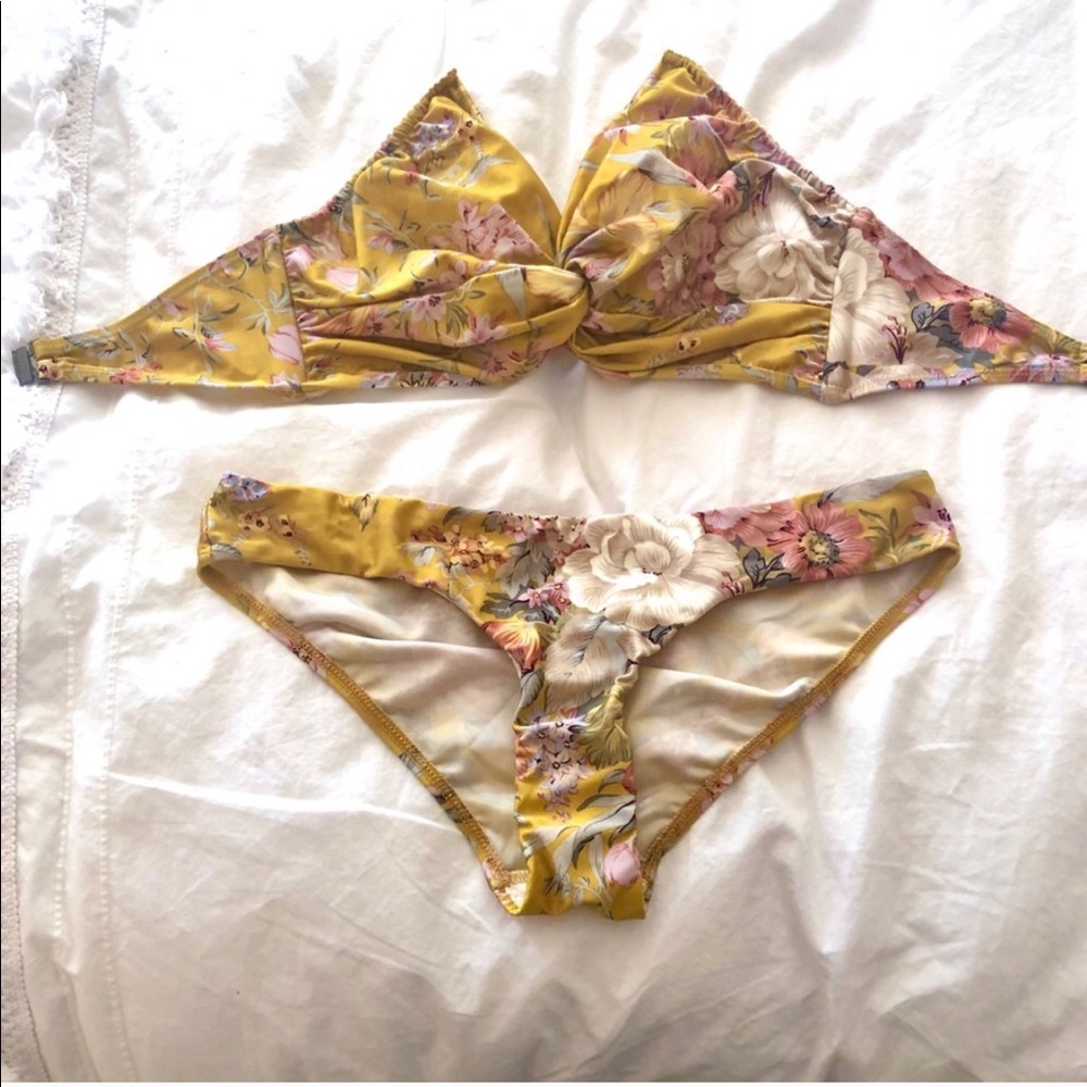 Zimmermann Floral Bikini Top and Bottom (set)
